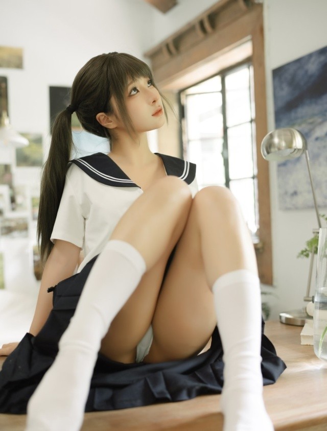 蠢沫沫《小歇》NO.334慵懒少女风cosplay：和风茶室里的治愈时光 [99P-1.25GB]