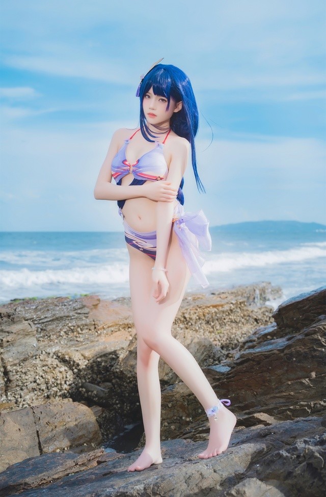 桜桃喵cos雷电将军名场面！元气御姐演绎《原神》经典角色[28P-218MB]