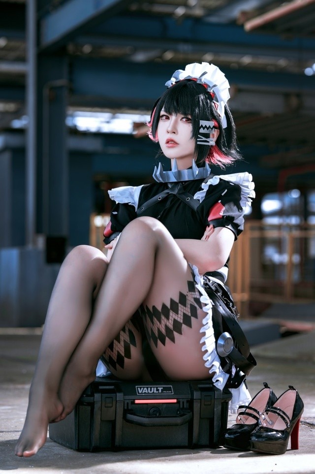 半半子cos《电锯人》EllenJoe鲨鱼恶魔 甜酷反差萌造型全解析 [48P-161MB]